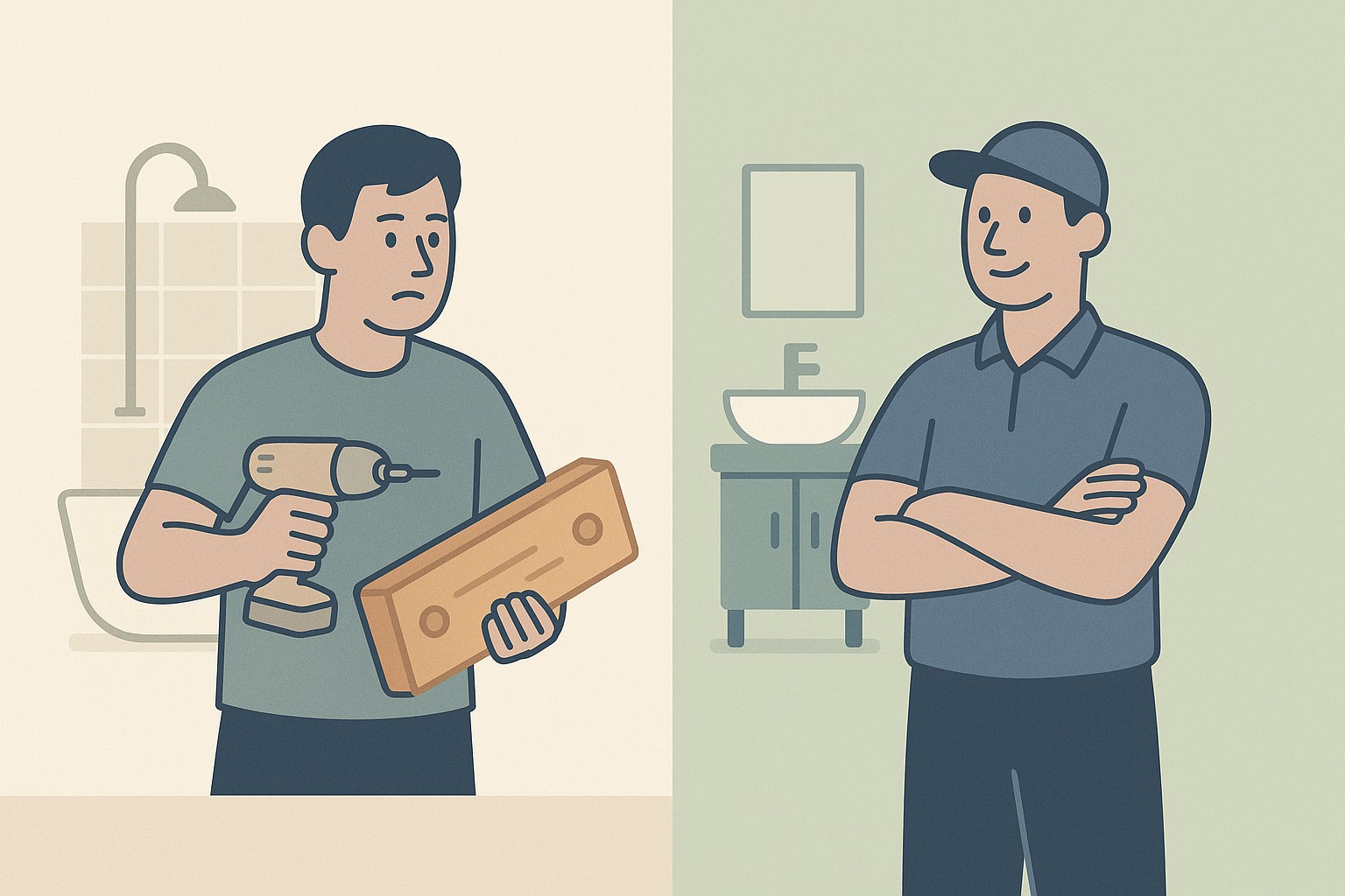 Read more about the article When to Hire a Professional Bathroom Fitter vs DIY