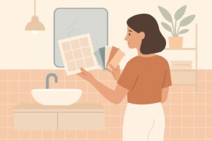 bathroom colour and tile ideas