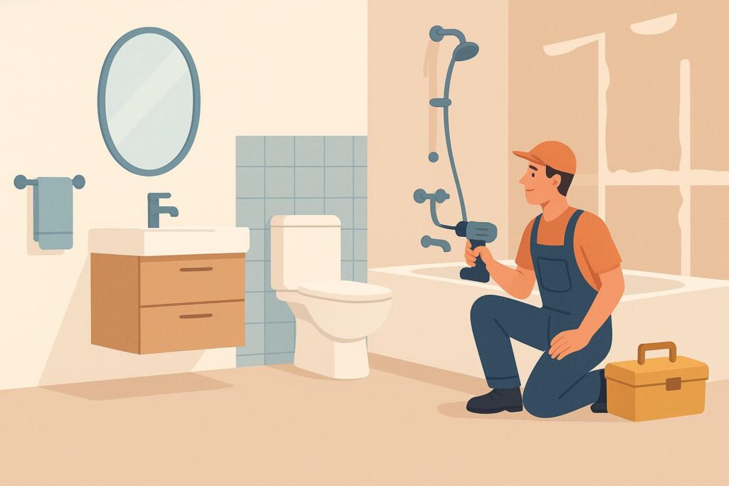 what does a bathroom fitter do