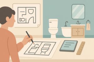 bathroom layout planning