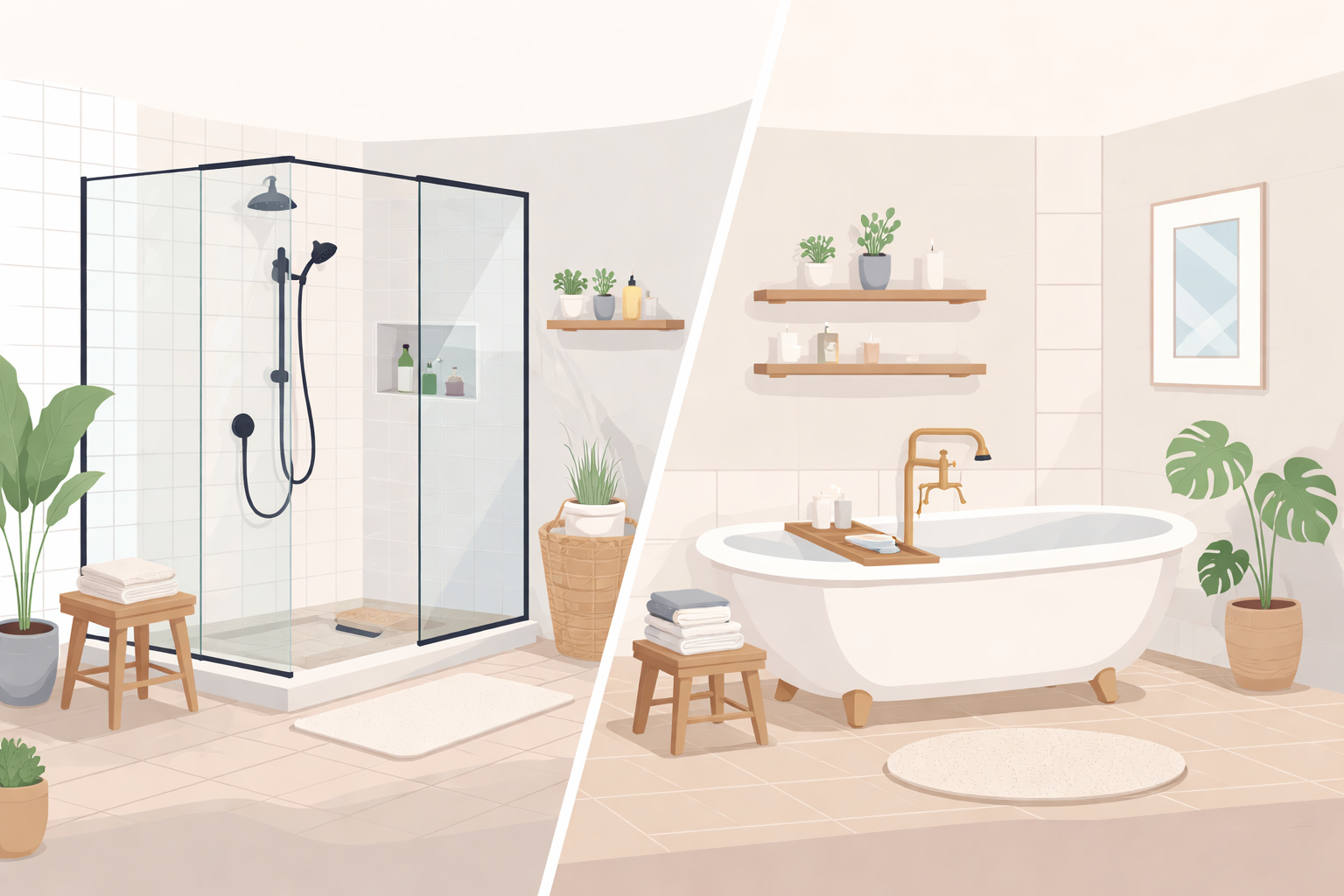 Read more about the article Walk-In Shower vs Bathtub: Which Is Best for You?