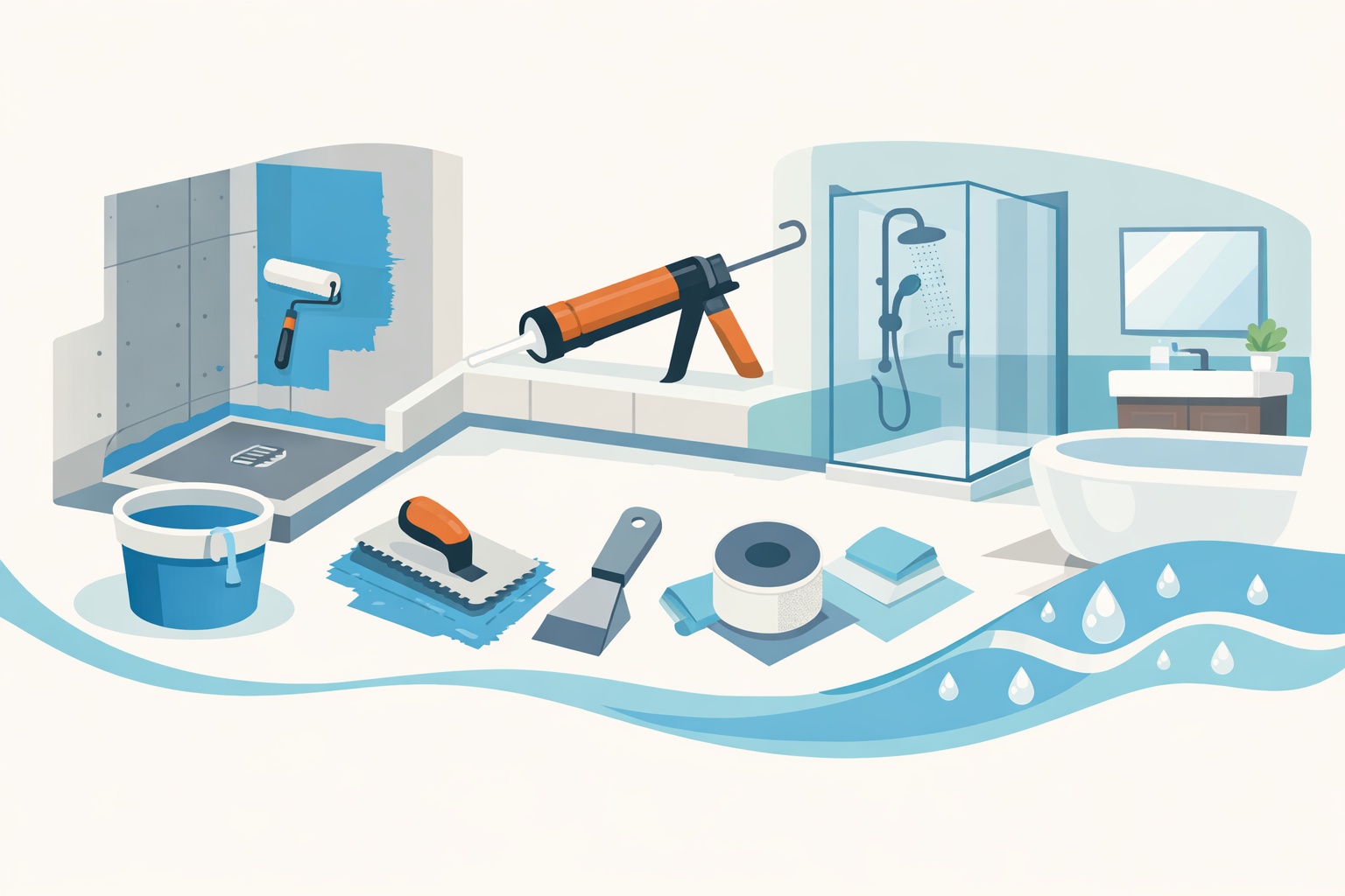 Read more about the article How to Waterproof a Bathroom Properly