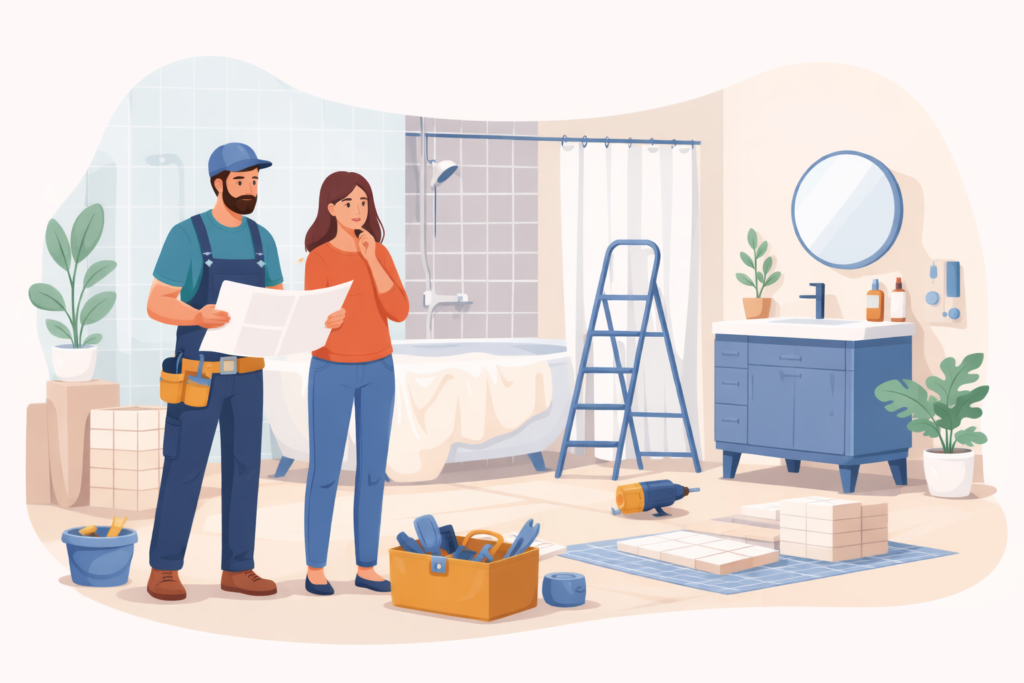 where to start with bathroom renovations