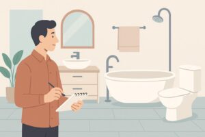 new bathroom fitting