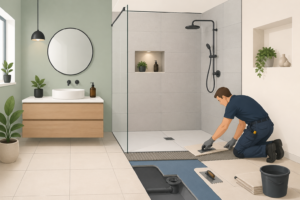 how easy is it to install a wet room